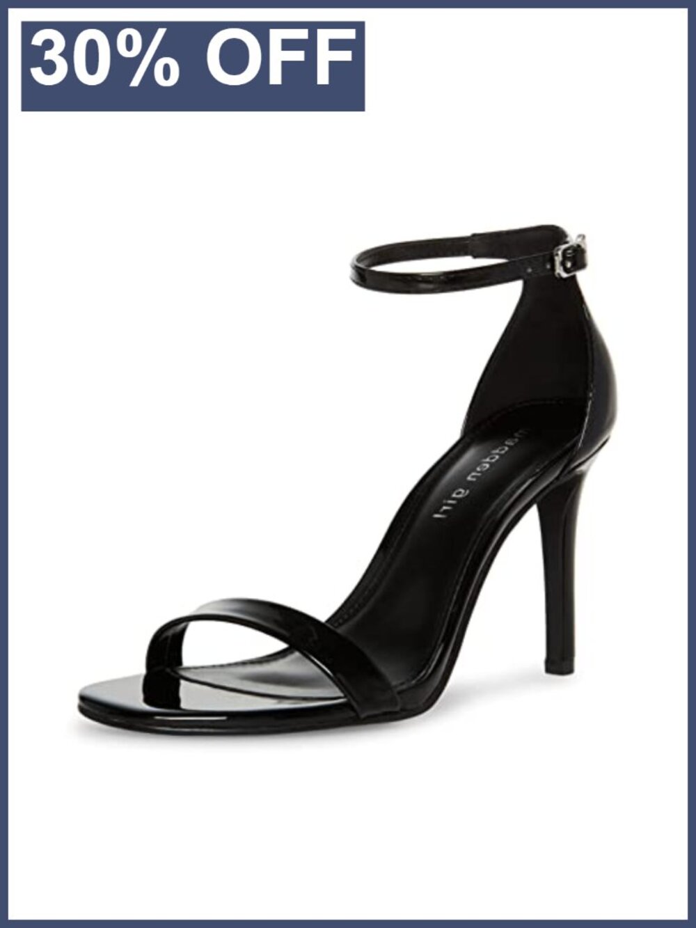 Madden Girl Brazen Stiletto Heel Ankle Strap Heeled Sandal